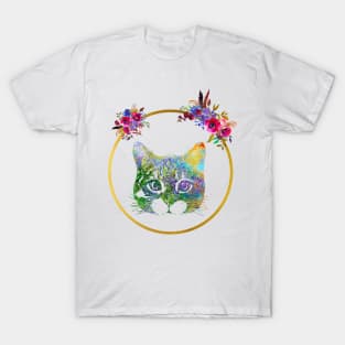 Peeking cat T-Shirt